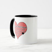 Mug Humour cavalier de chien d'empreintes de pattes (Devant gauche)