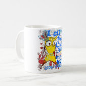 Mug Humour contemporain original de conception (Devant gauche)