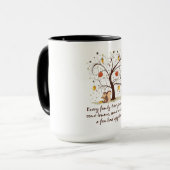 Mug Humour d'arbre généalogique (Devant gauche)