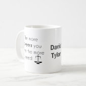 Mug Humour d'avocat (Devant gauche)