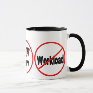 MUG HUMOUR DE BUREAU - ANTI/RÉUNIONS/FAIBLE RÉMUNÉR