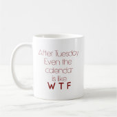 Mug Humour de bureau de WTF (Gauche)