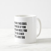 Mug humour de bureau drôle (Devant droit)