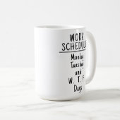 Mug Humour de bureau sarcastique amusant (Devant droit)
