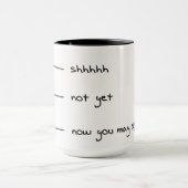 Mug humour de café (Centre)