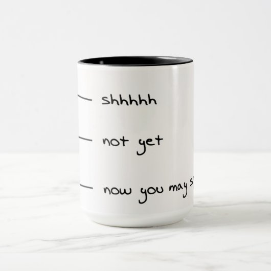 Mug humour de café (Centre)