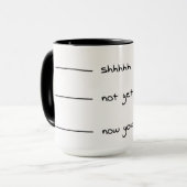 Mug humour de café (Devant gauche)