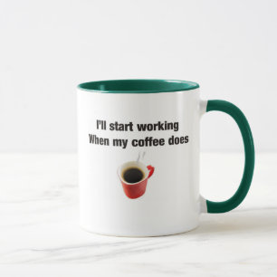 Mug Humour de café pour le lieu de travail