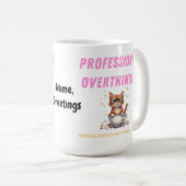 Mug Humour de chat identifiable pour les surpenseurs p (Devant droit)