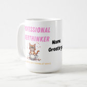 Mug Humour de chat identifiable pour les surpenseurs p (Devant gauche)