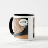 Mug Humour de chat Tabby Orange (Devant gauche)