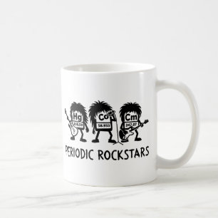 Mug Humour de chimie des rockstars périodiques