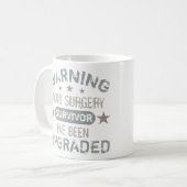Mug Humour de chirurgie à la main amélioré (Devant gauche)