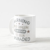 Mug Humour de chirurgie à la main amélioré (Devant gauche)