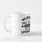 Mug Humour de chirurgie Ankle amélioré (Gauche)