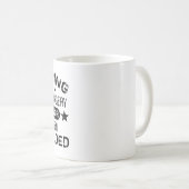 Mug Humour de chirurgie du coude amélioré (Devant droit)