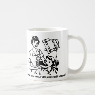 Mug Humour de coiffeur - naturellement je peux garder