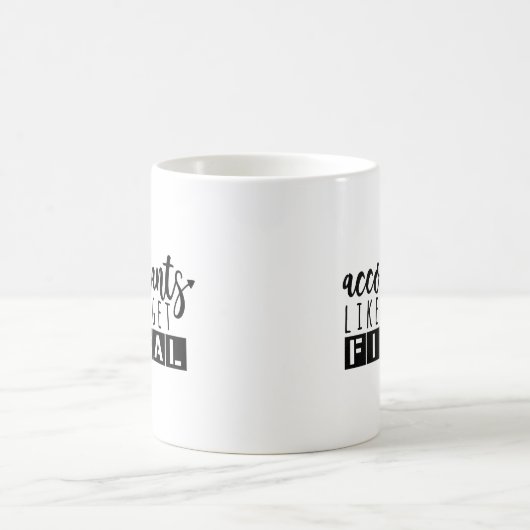 Mug Humour de comptabilité - le comptable aiment (Centre)