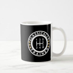 Mug Humour de conduite de voiture manuelle entraînée d