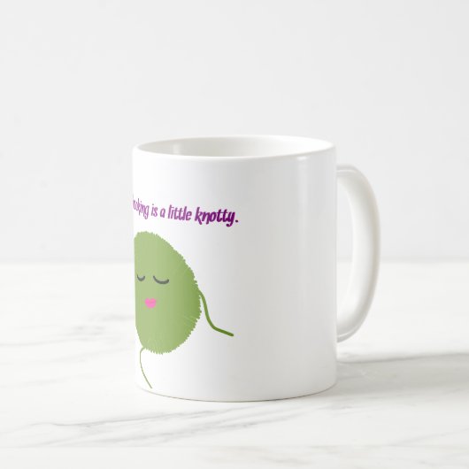 Mug Humour de crochet (Devant droit)