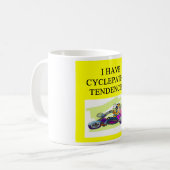 Mug humour de cycliste (Devant gauche)