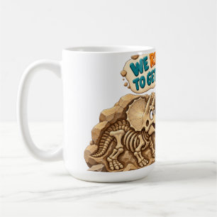 Mug Humour de fossile de dinosaure drôle