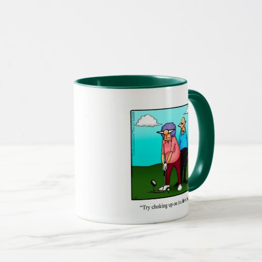 Mug Humour De Golf Pour Elle (Devant droit)