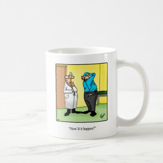 Mug Humour de golf "Spectickles" (Droite)