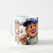 Mug Humour de joueur de baseball (Devant gauche)
