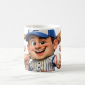Mug Humour de joueur de baseball (Centre)