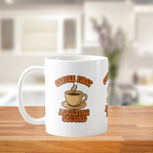 Mug Humour de la deuxième citation du café