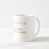 Mug humour de la physique (Devant droit)