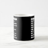 Mug Humour de leçon de grammaire d'Effin ils sont (Centre)