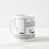 Mug humour de linguiste xkcd - Georgetown OLE (Devant gauche)