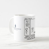 Mug humour de linguiste xkcd - Georgetown OLE (Devant gauche)