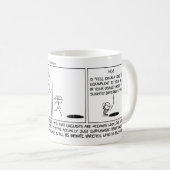 Mug humour de linguiste xkcd - Georgetown OLE (Devant droit)