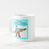 Mug humour de maths de règle à calcul (Devant gauche)