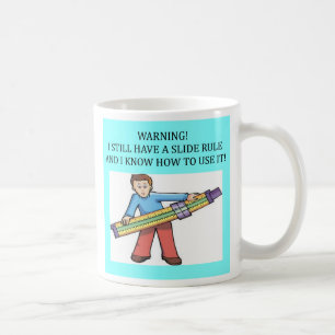 Mug humour de maths de règle à calcul, humour de mat