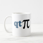 Mug Humour de maths - pièce en t mignonne pi (Gauche)