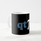 Mug Humour de maths - pièce en t mignonne pi (Devant gauche)
