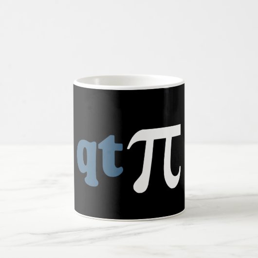 Mug Humour de maths - pièce en t mignonne pi (Centre)