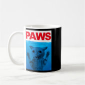 Mug Humour de mème de chat de pattes Funny Kitty Lover (Gauche)