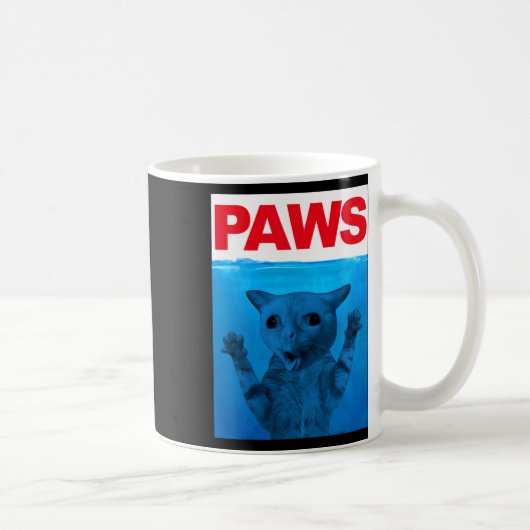 Mug Humour de mème de chat de pattes Funny Kitty Lover (Droite)