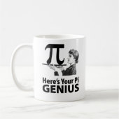Mug Humour de nombre de pi (Gauche)