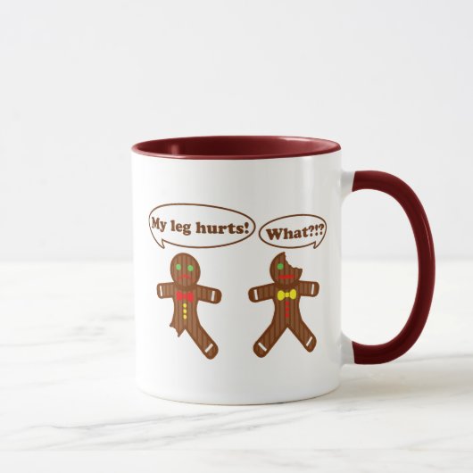 Mug Humour de pain d'épice de Noël (Droite)