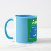 Mug Humour de Pickleball : Restez à l'écart de la cuis (Gauche)