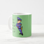Mug Humour de police (Devant gauche)
