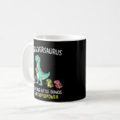 Mug Humour de professeur Teachersaurus avec de petits (Devant gauche)