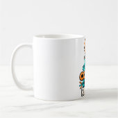 Mug Humour de programmeur : café, code, répétition (Gauche)