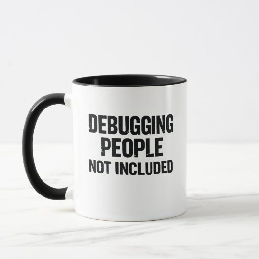 Mug Humour de programmeur drôle pour les développeurs (Gauche)